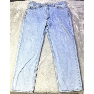 Levi's 550 Jeans Men's 37X31 (Tag 40X32)‎ Relaxed Denim Classic Distressed Blue
